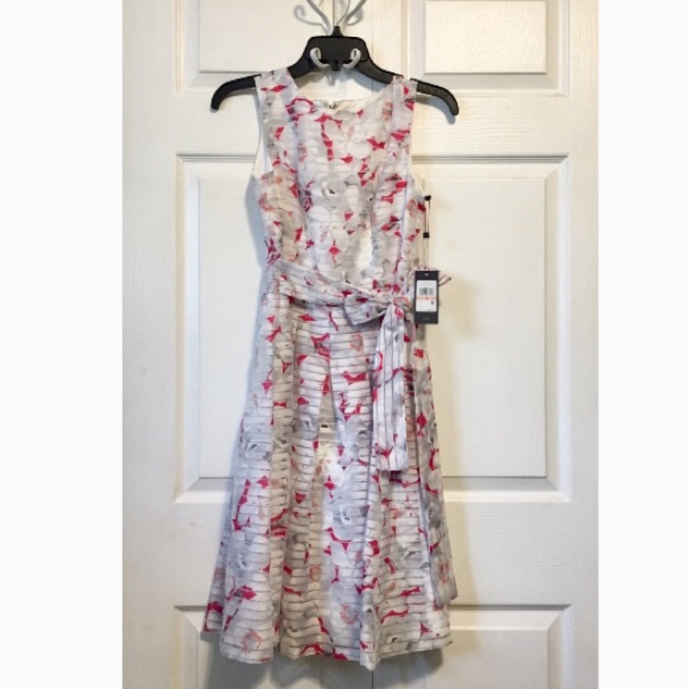 Tommy Hilfiger printed A line dress